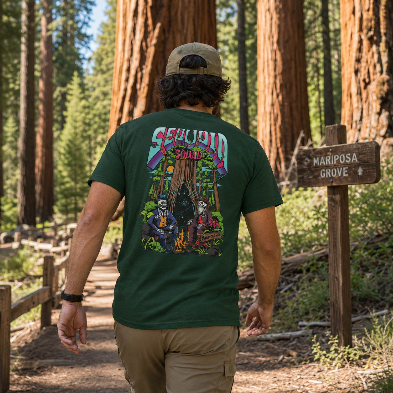 Sequoia Squad Two-Sided Tee