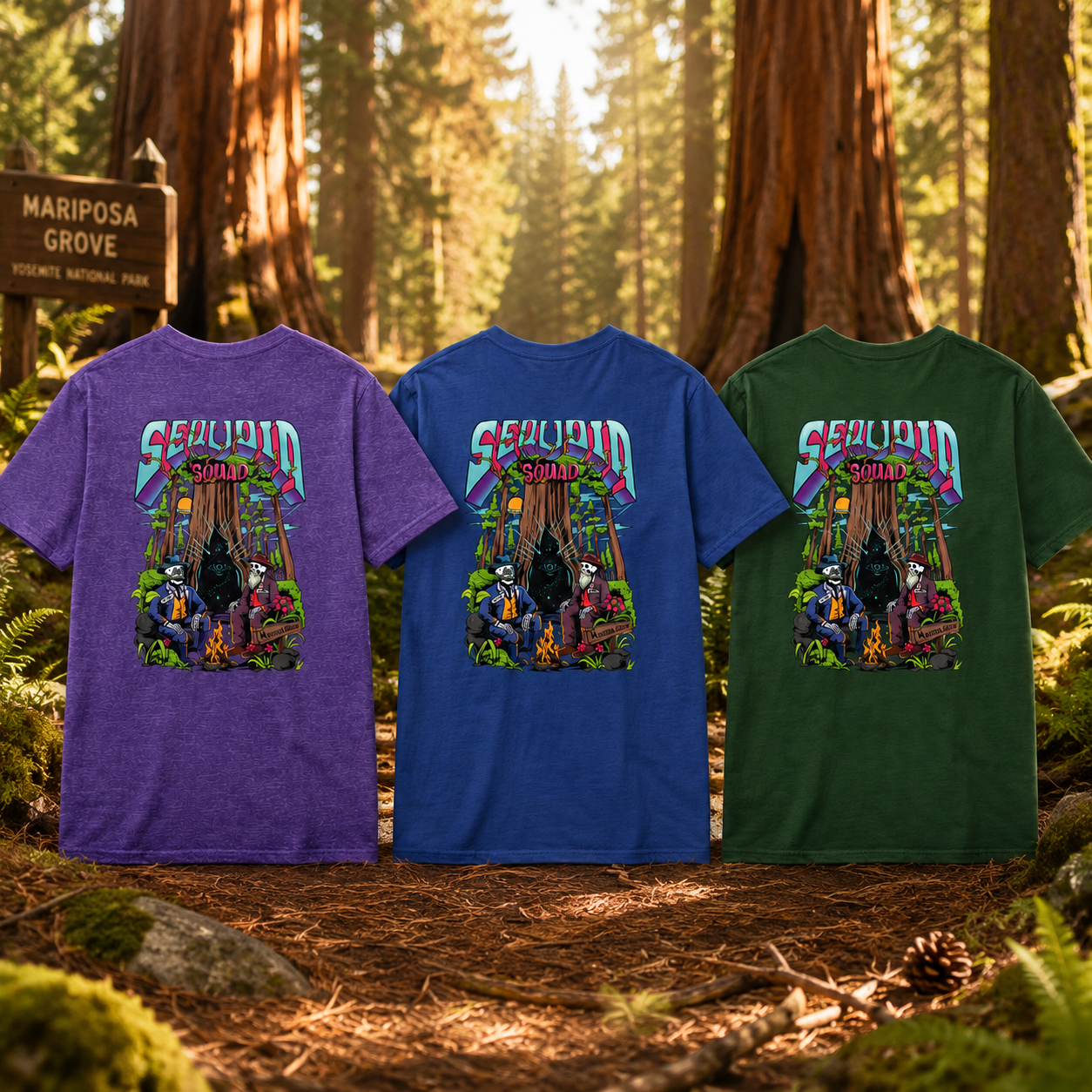 Sequoia Squad Two-Sided Tee