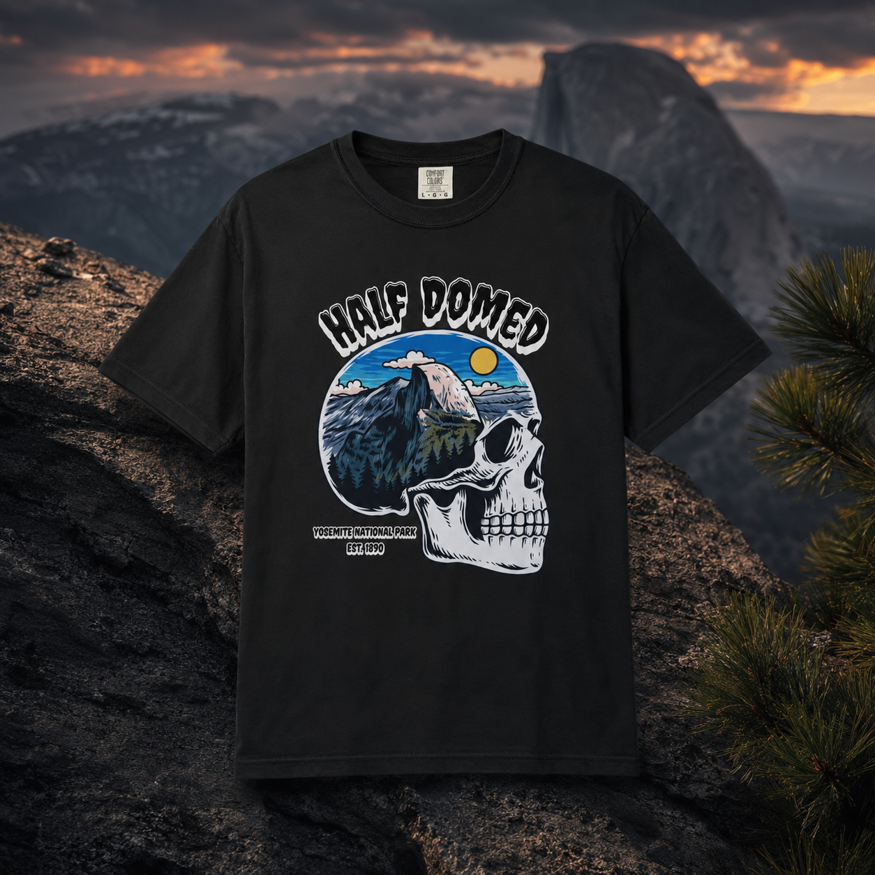 Half Domed Yosemite Graphic Tee