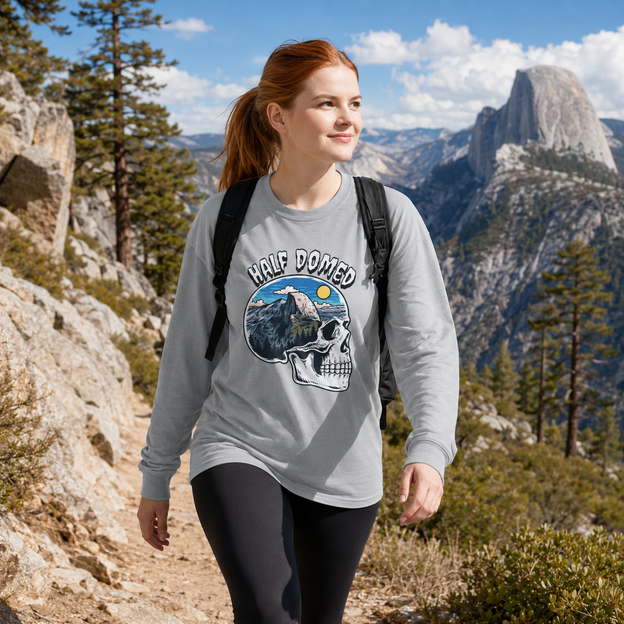 Half Domed Yosemite Long Sleeve Tee