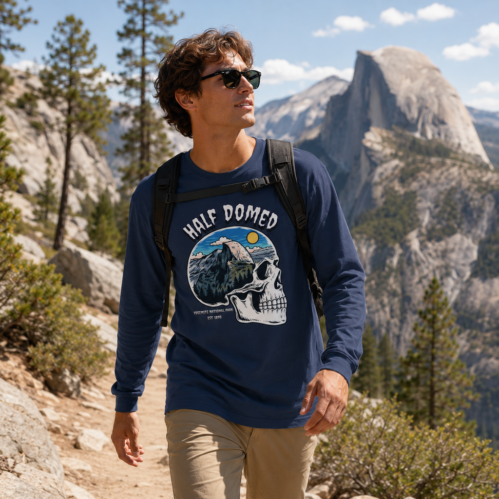 Half Domed Long Sleeve Tee