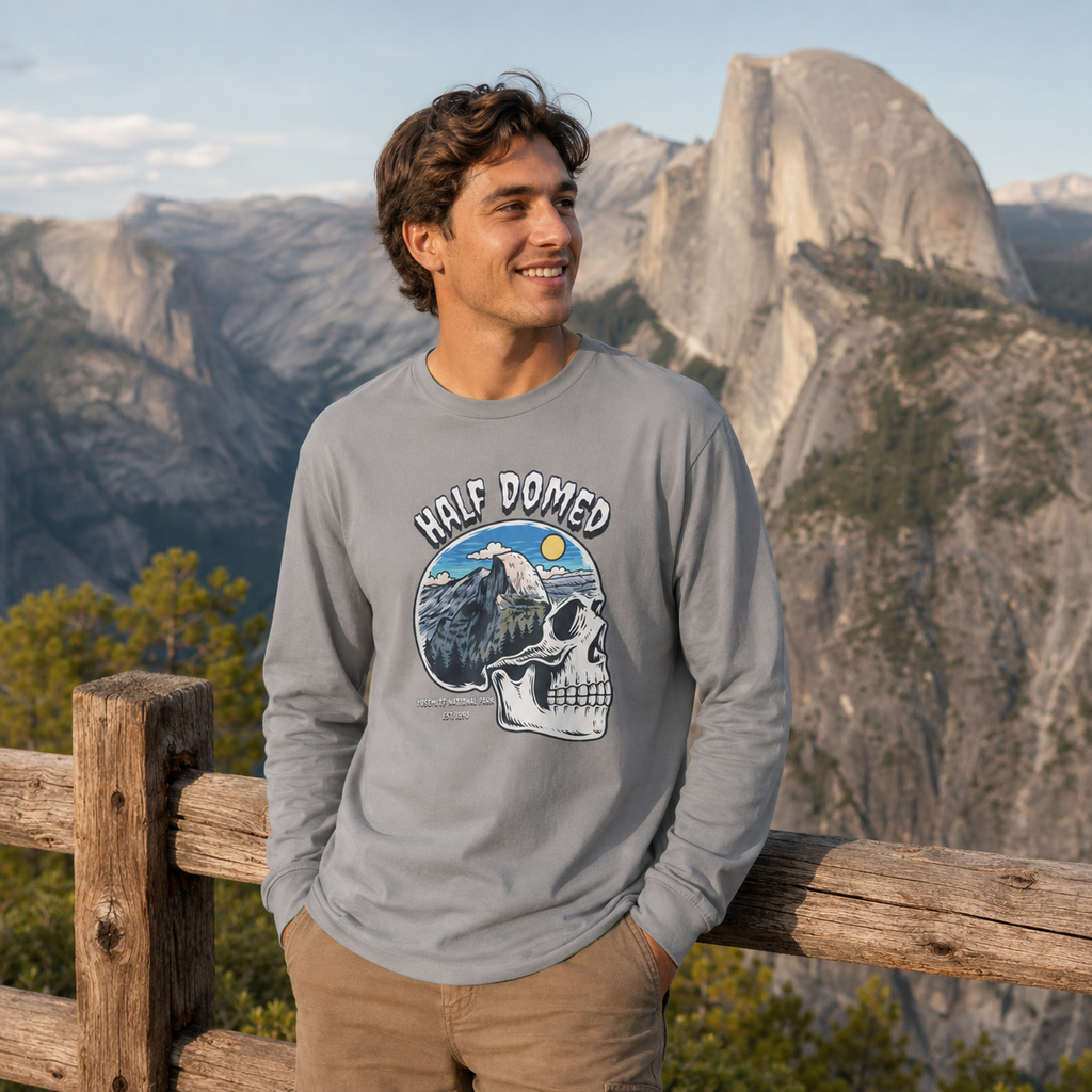Half Domed Long Sleeve Tee