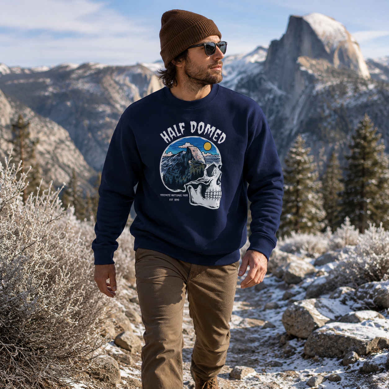 Half Domed Pullover Sweatshirt