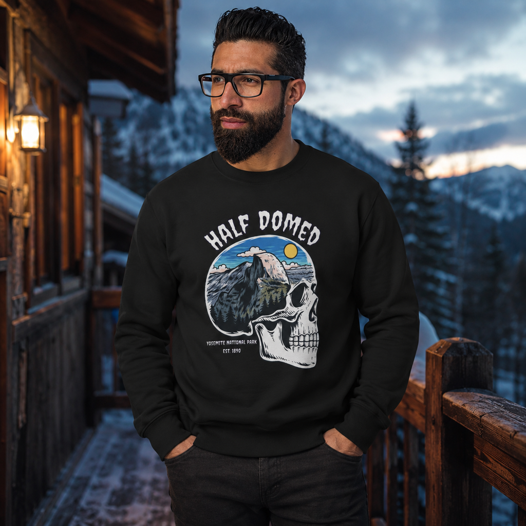 Half Domed Pullover Sweatshirt