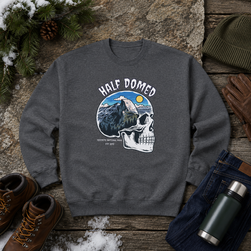 Half Domed Pullover Sweatshirt